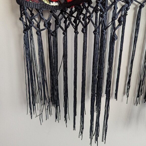 Ark & Co Sheer Floral embroidered kimono - Picture 5 of 9